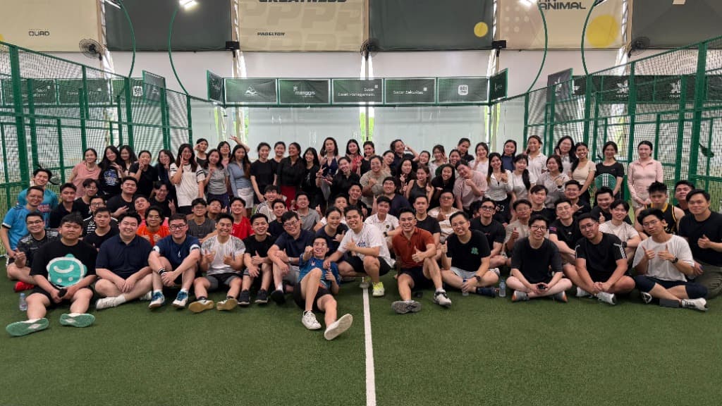 Anggota SelagiMuda di Padel Day